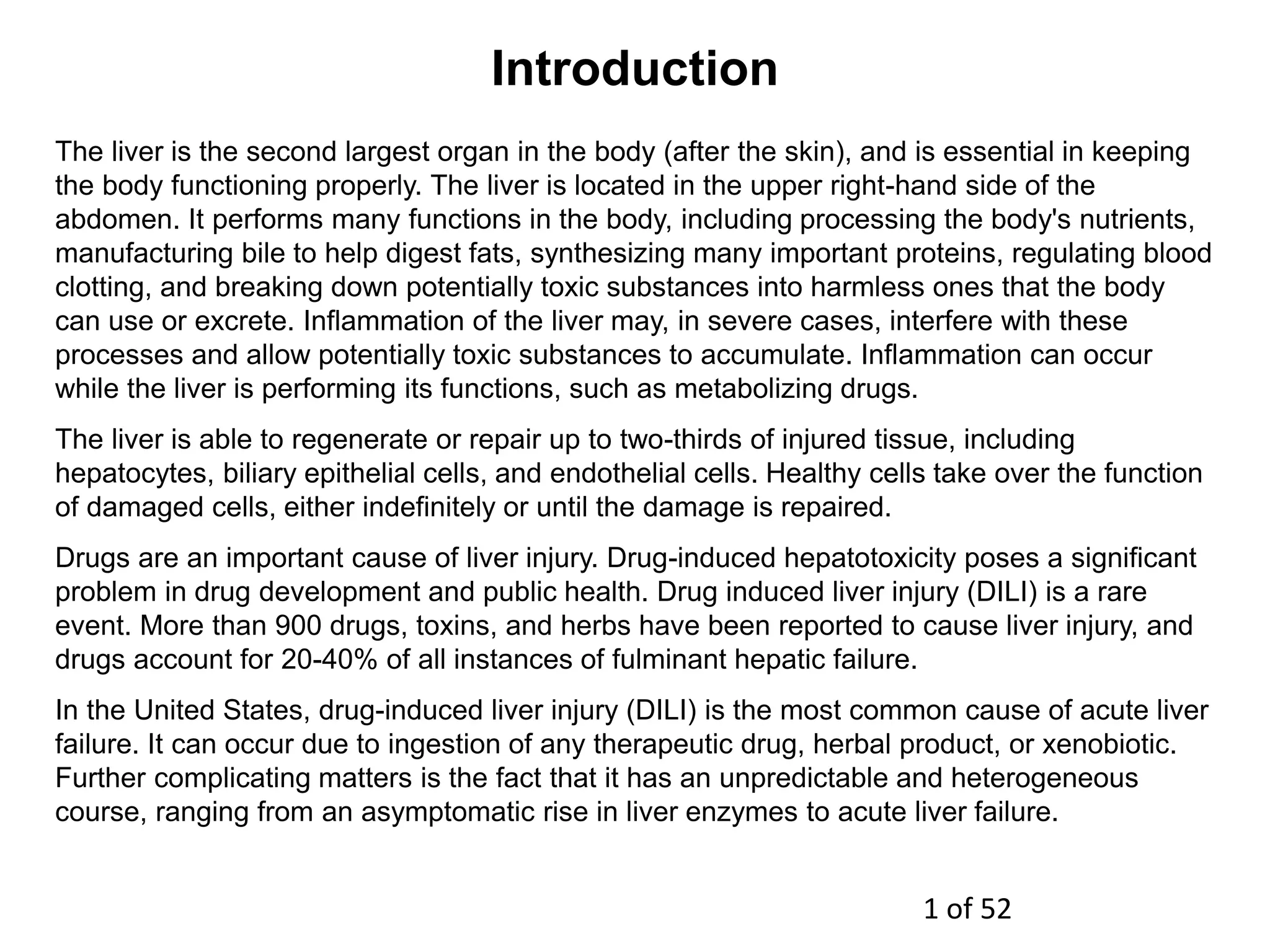 Drug Induced Liver Injury | PPTX
