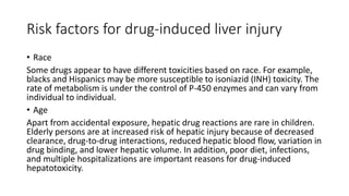 Drug induced liver injury- pathophysiology and causes.pptx