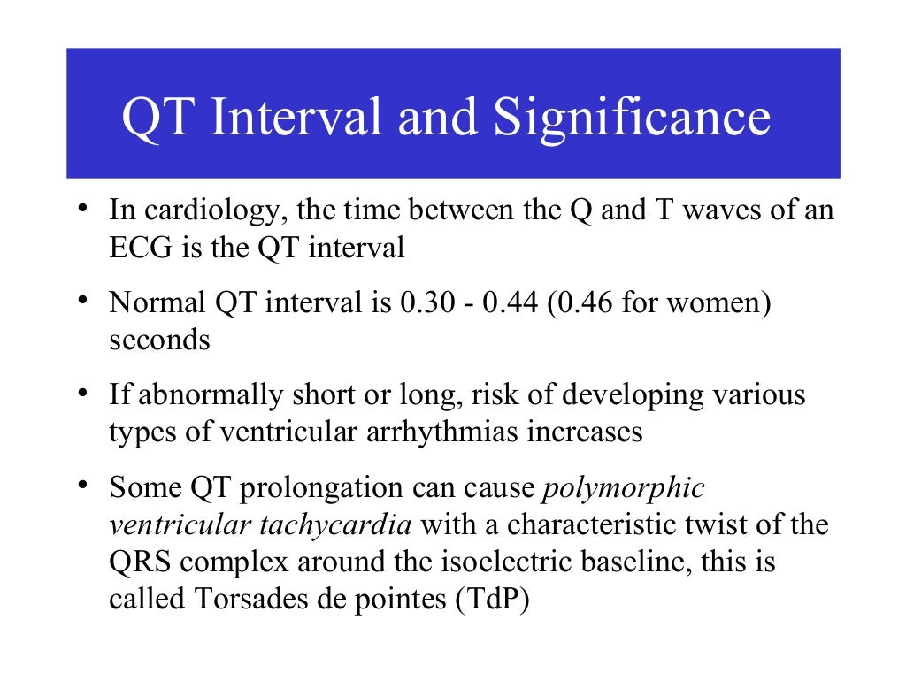 Drug induced QT prolongation