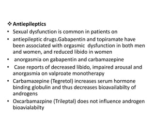 does gabapentin cause decreased libido