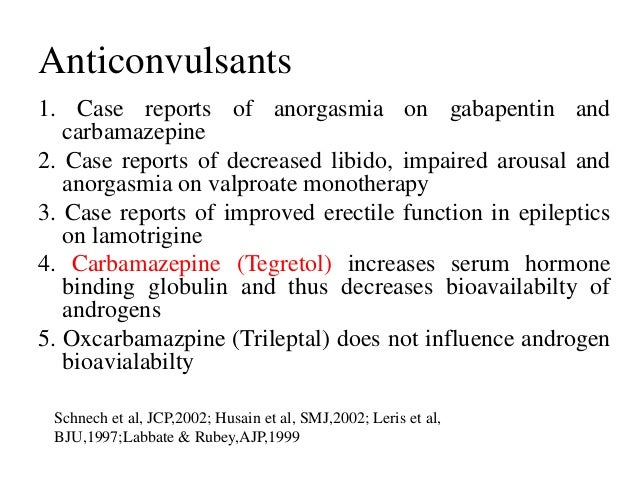 Carbamazepine Erectile Dysfunction