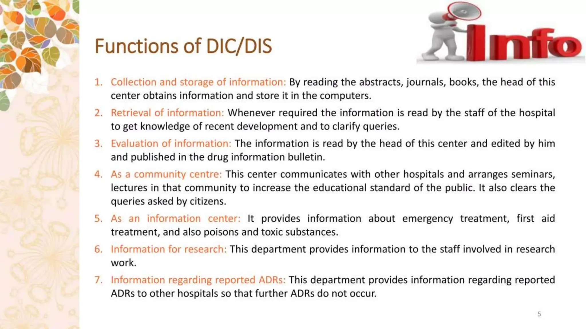 DRUG INFO SERVICES BELLETIN EDITED.pptx hcp | PPTX