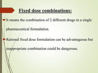 Drug interaction & FDC | PPTX