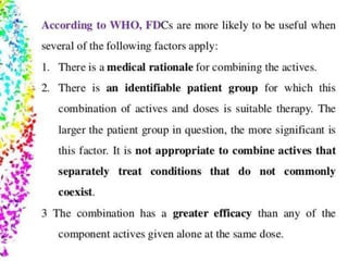 Fdc Medication Drug interaction & FDC | PPTX