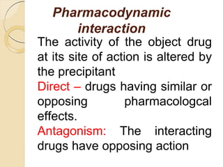 Druginteraction | PPT