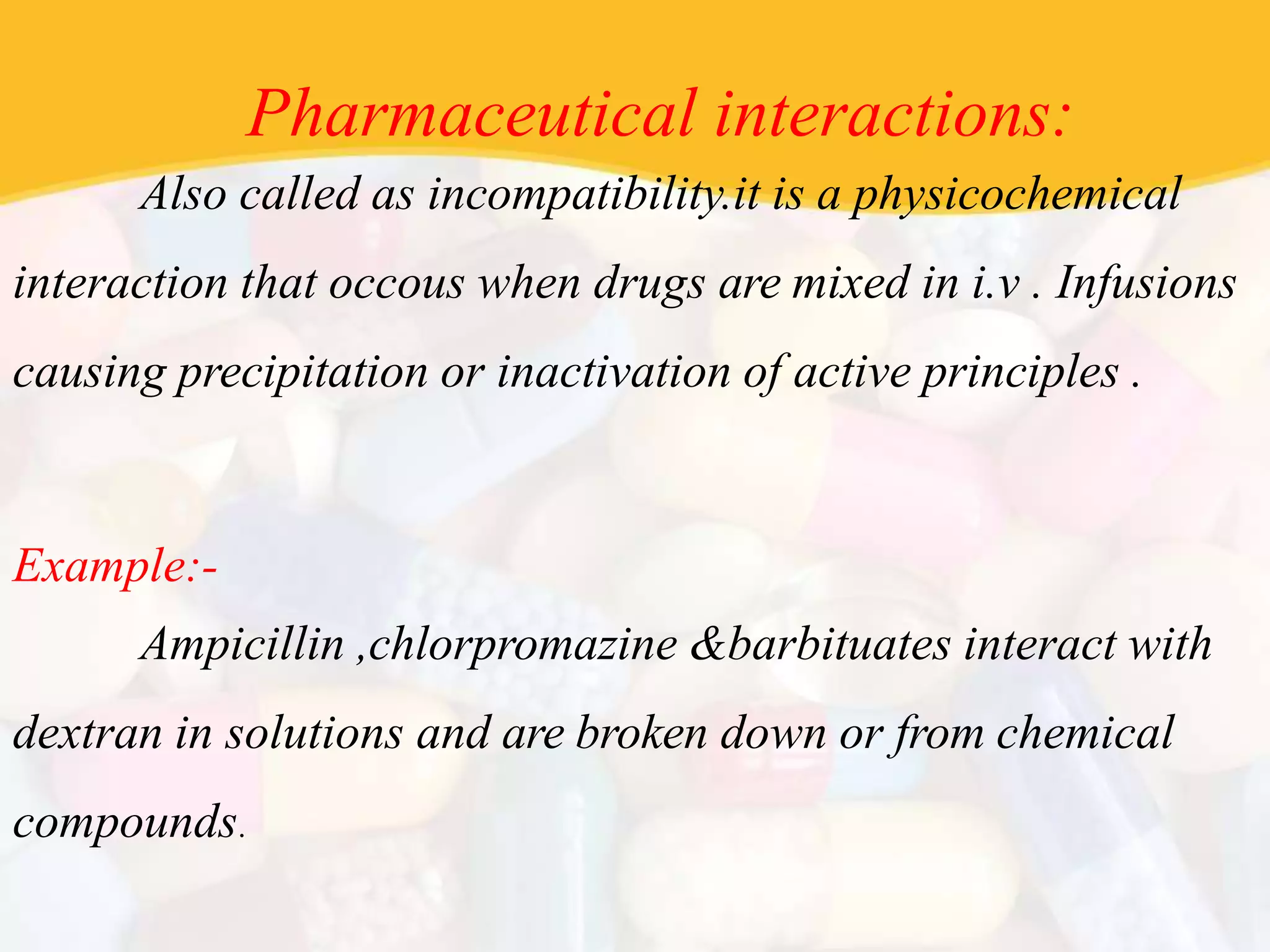 Drug interaction final PPT