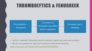 Drug interactions of Urokinase | PPTX