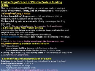 Drug interactions protein and binding tissue | PPTX
