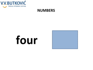 NUMBERS four 