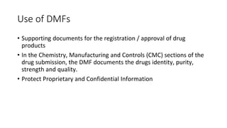 Drug master file | PPTX