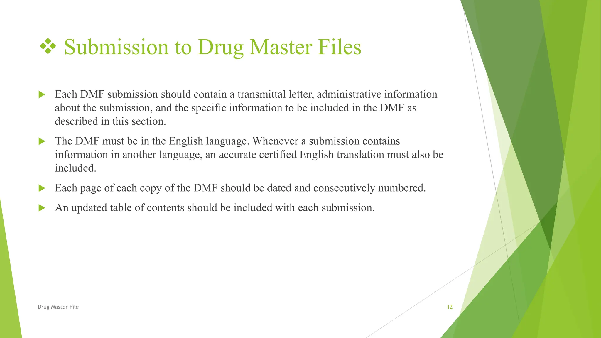Drug Master File(Regulatory Affairs).pptx