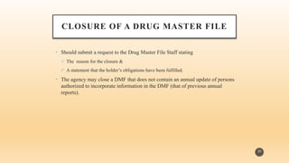 Drug Mater File | PPTX