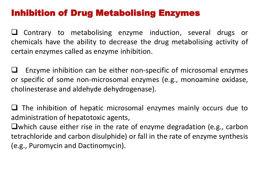 Drug metabolism