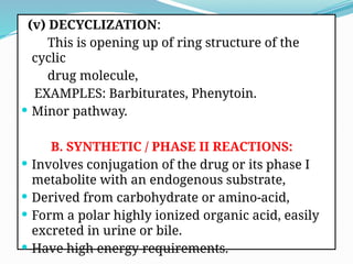 Drug metabolism.pptxbsbsbbwbwbwbwbwbwbwh | PPTX