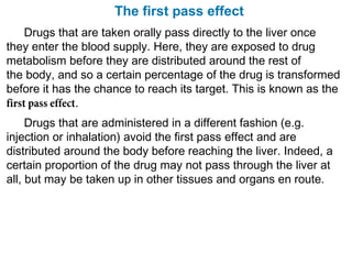 Drug metabolism (mrh) | PPT