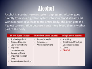 drug addiction presentation with the diff types of drugs | PDF