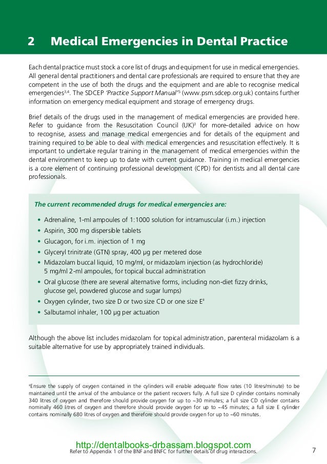 Drug Prescribing For Dentistry