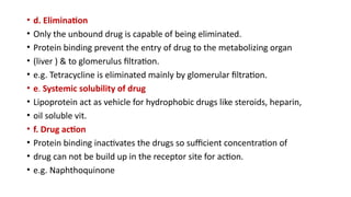 drug protein binding into the body .pptx