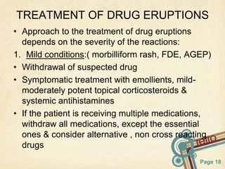 managament of drug reactions | PPTX