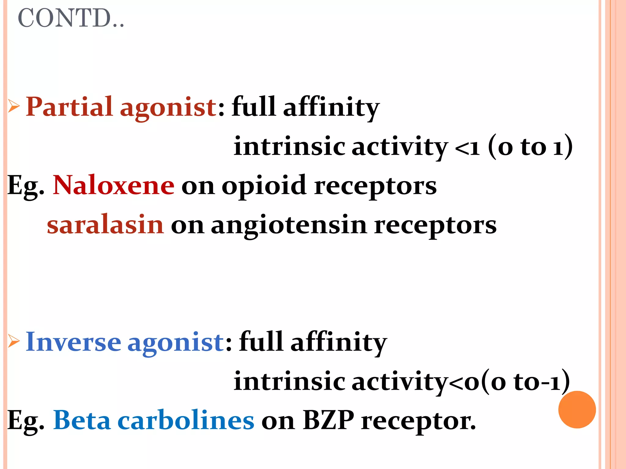 Drug receptors in pharmacology | PPT