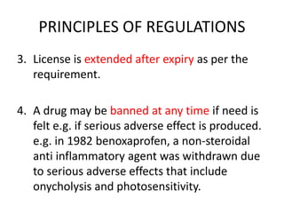 Drug regulation | PPTX