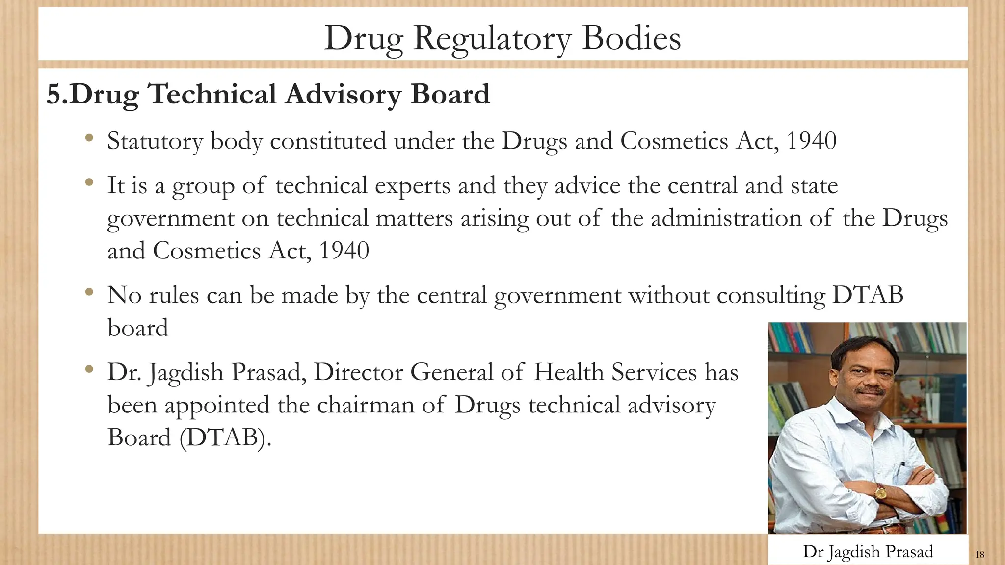 Drug Regulation in India. presentation, rahul gholse | PPTX
