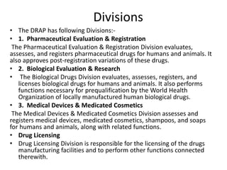 Drug Regulatory Authority of Pakistan (DRAP) [Autosaved].pptx