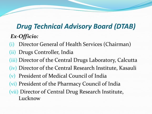 Drug regulatory authority