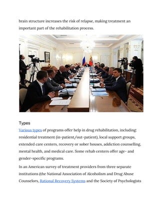 Drug rehabilitation | PDF