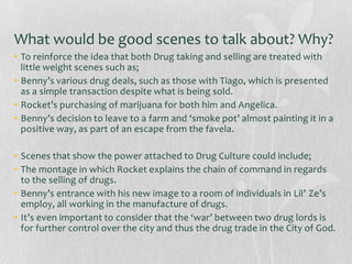 Drug representation in city of god | PPT