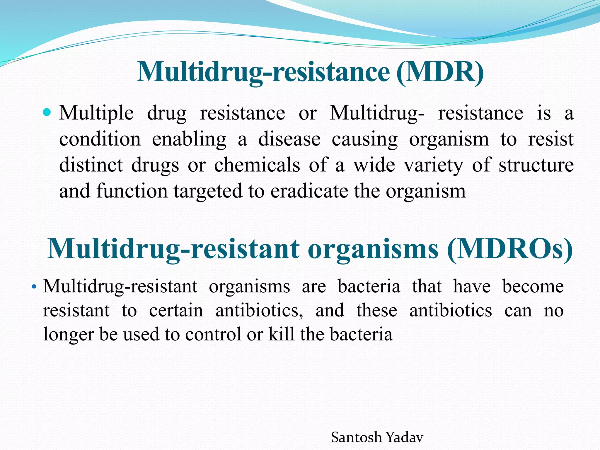 Drug Resistance Mechanism | PPTX