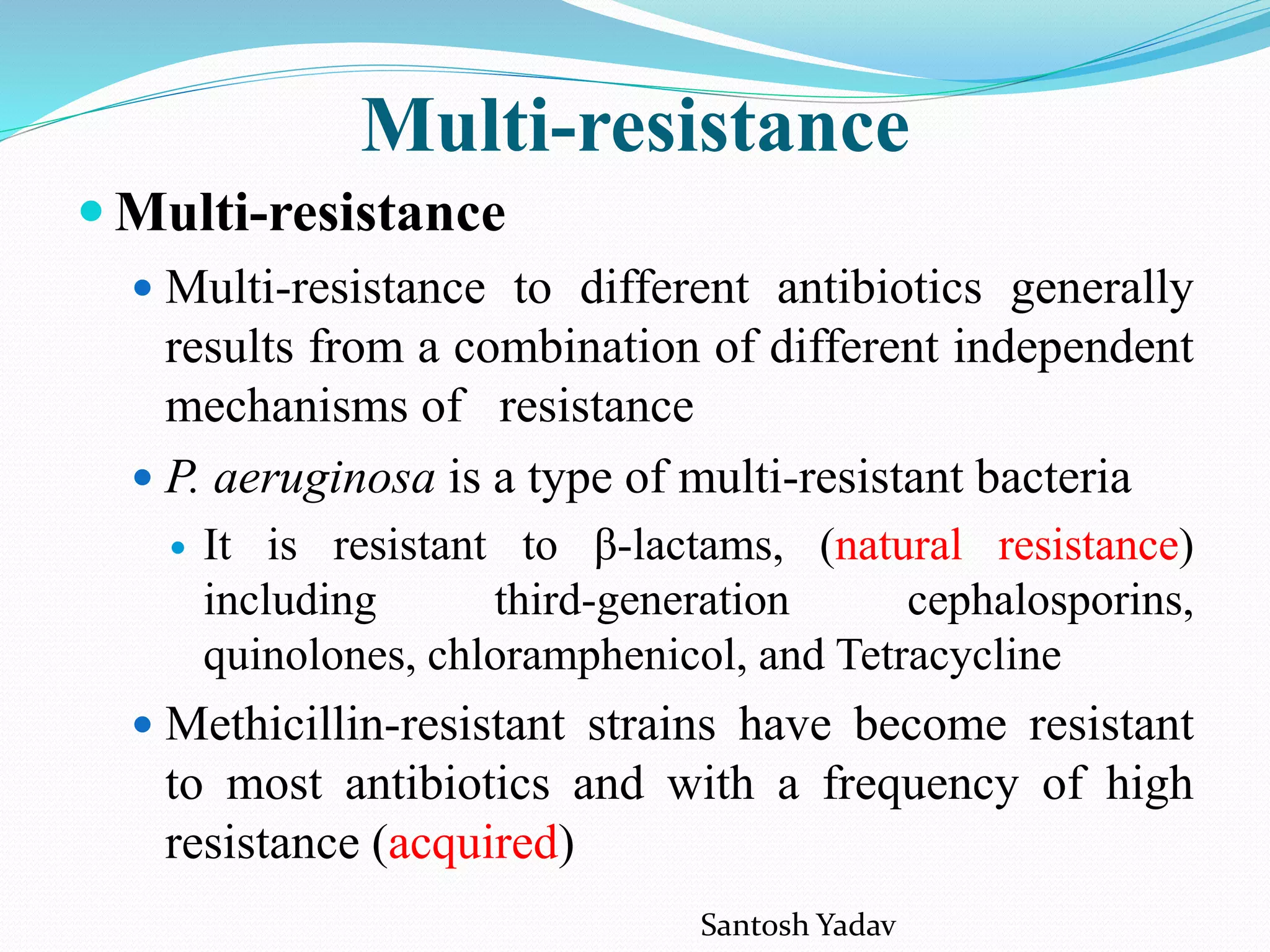 Drug Resistance Mechanism | PPTX