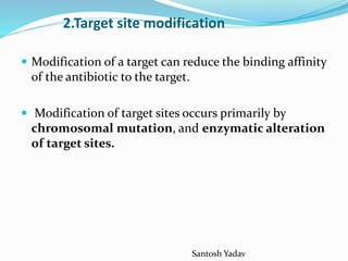 Drug Resistance Mechanism | PPTX