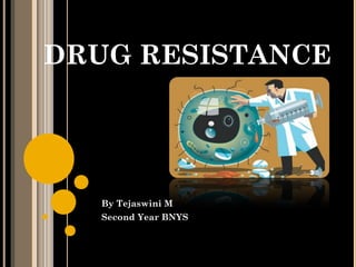 DRUG RESISTANCE
By Tejaswini M
Second Year BNYS
 