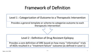 The Definition of Drug Resistant Epilepsy | PPTX