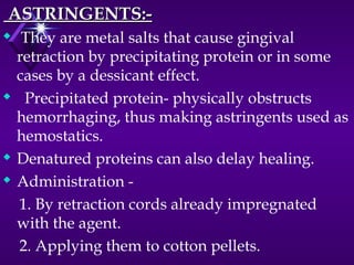 drug role in prostho.ppt in short and details | PPT