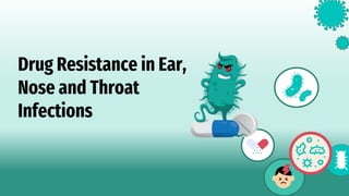 Drug Resistance in Ear,
Nose and Throat
Infections
 