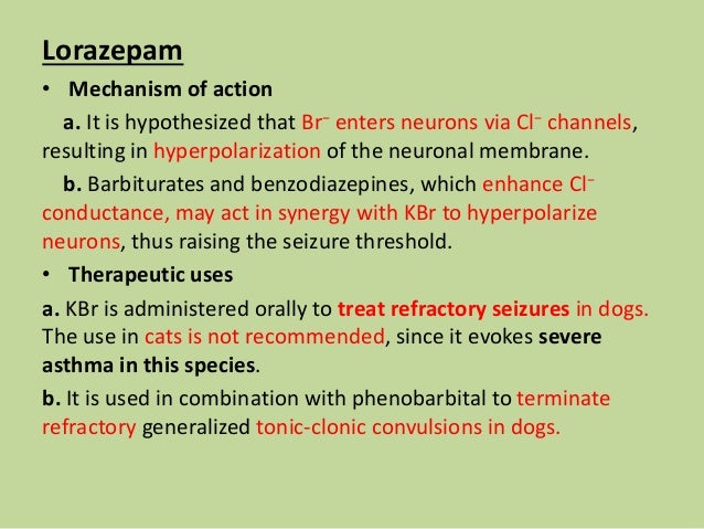 Lorazepam nausea mechanism of action