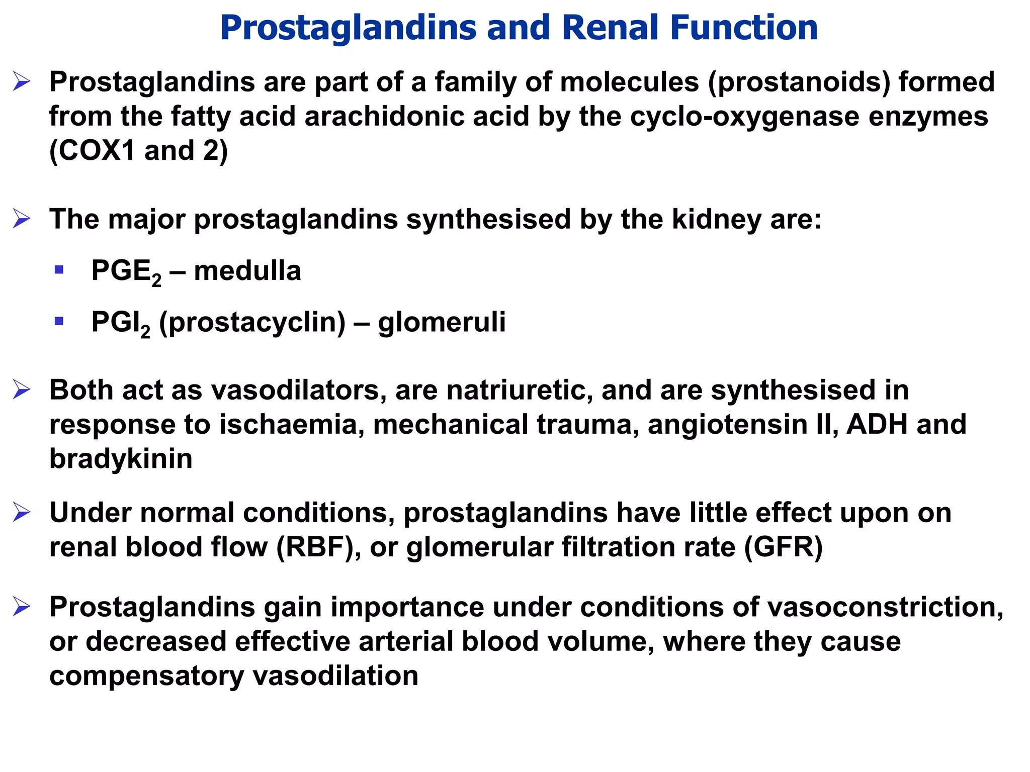 Drugs acting on the kidney lecture 3 | PDF