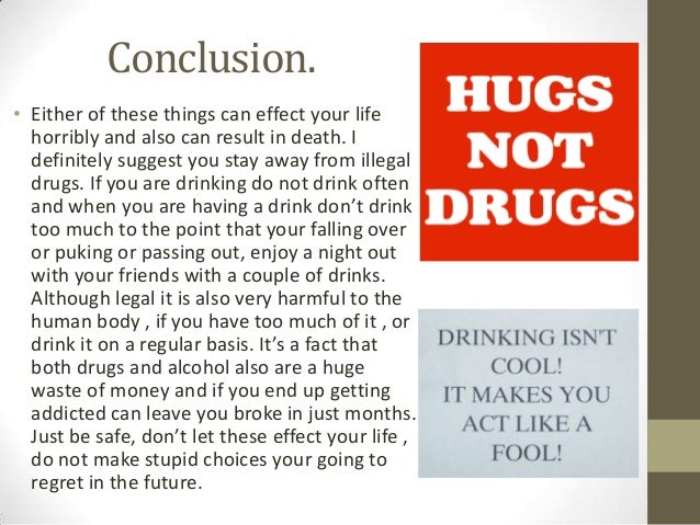 Essay on drugs and alcohol