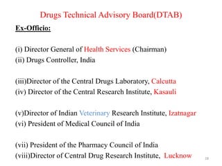 Drugs and cosmetics act 1940 and rules 1945 | PPTX
