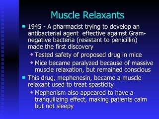 Drugsandthe Brain Part5 Antianxiety Drugs | PPT