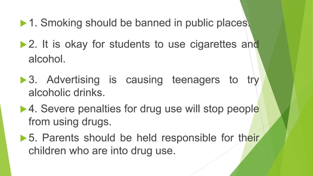 drug scenario.pptx | Substance Abuse | Diseases and Conditions