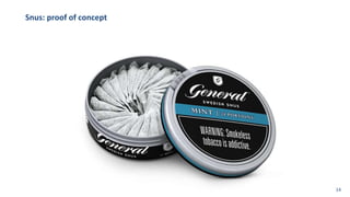 Snus: proof of concept
14
 