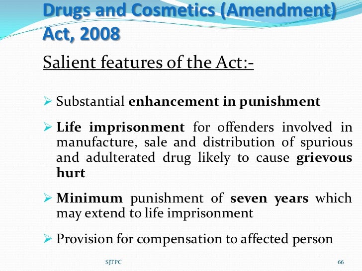 Drugs & cosmetics act 1940
