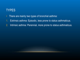 Drugs for Bronchial Asthma | PPTX