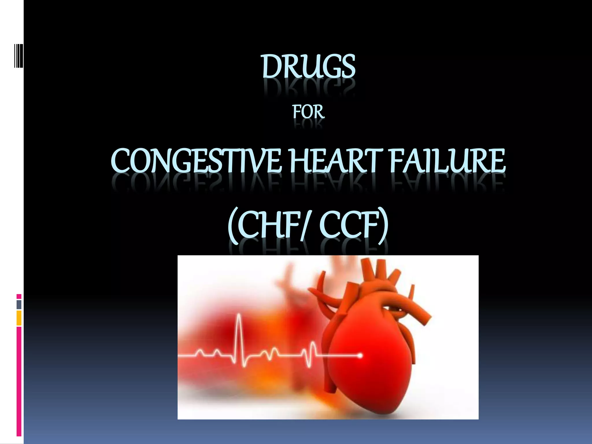 Drugs for heart failure | PPTX