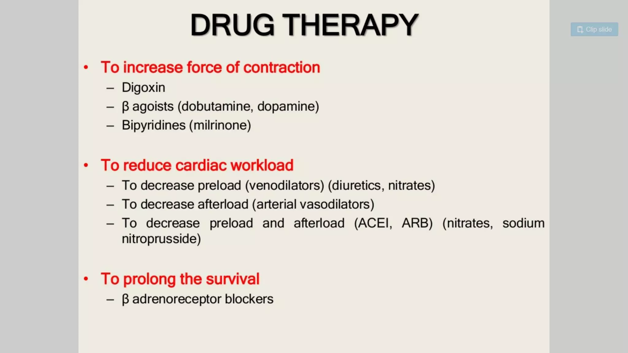 Pharmacotherapy of CHF, Heart failure | PPT