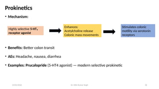 Prokinetics Examples Comprehensive Pharmacology of Constipation Drugs: Mechanisms, Types ...