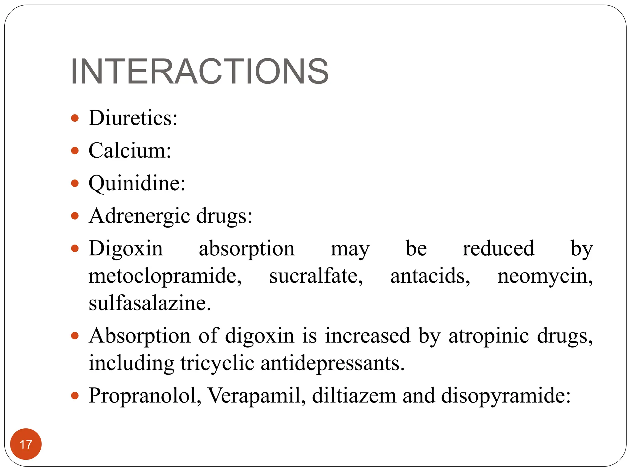 Pharmacology of Drugs for Congestive Heart Failure | PPTX